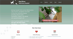 Desktop Screenshot of madrivervethospital.com